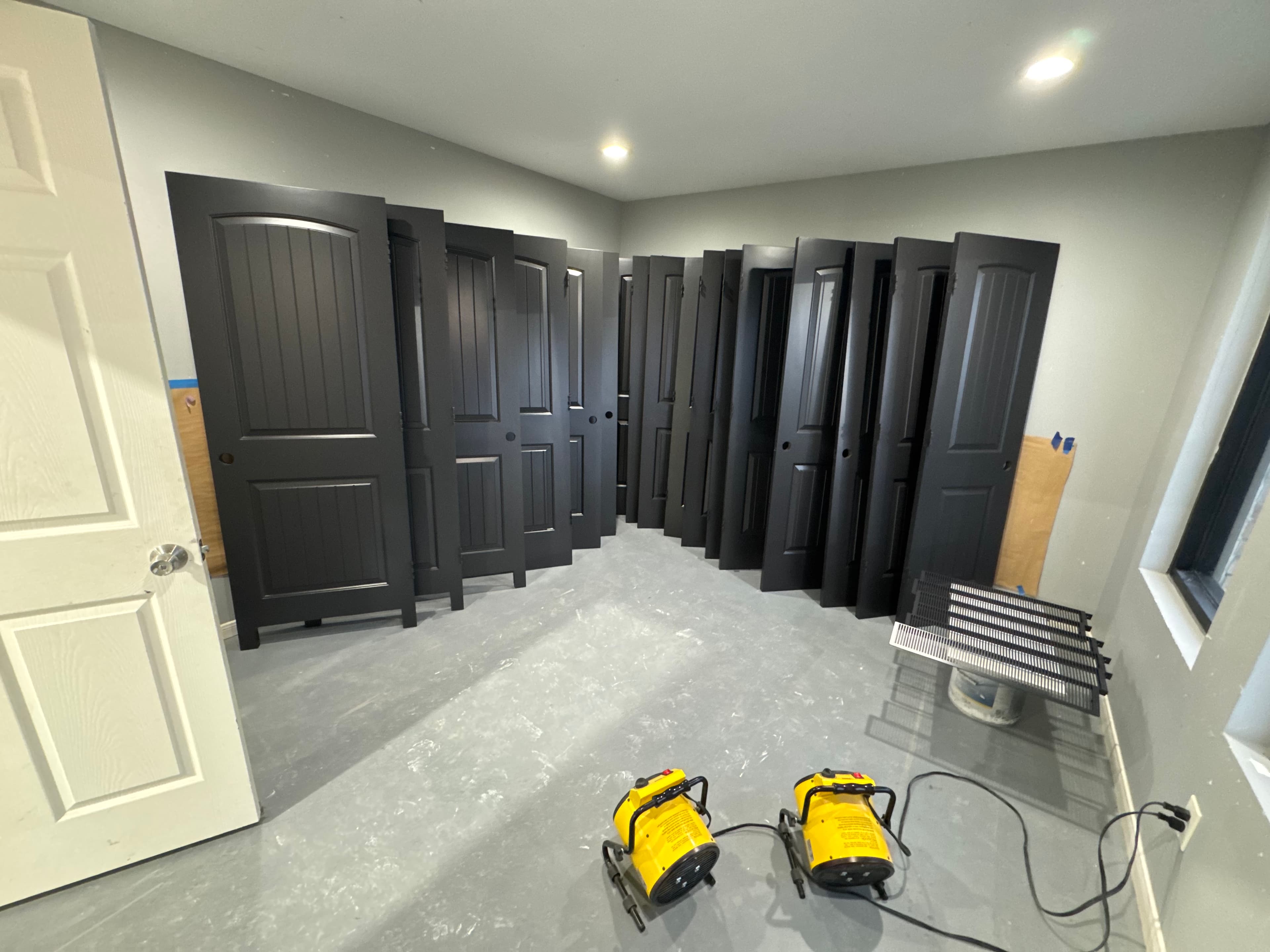In-house shop facility with spraying process - view 1