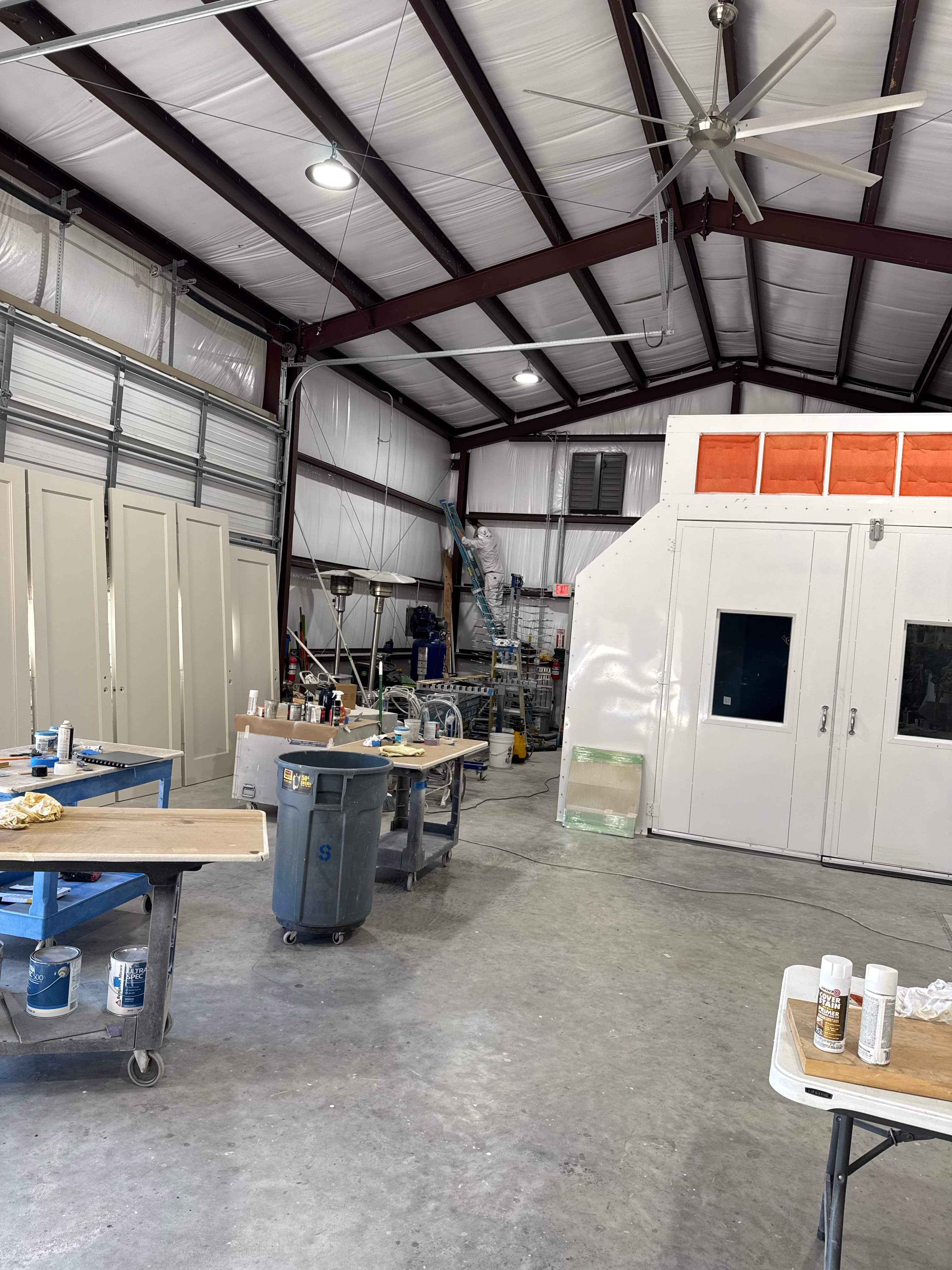 In-house shop facility with spraying process - view 2